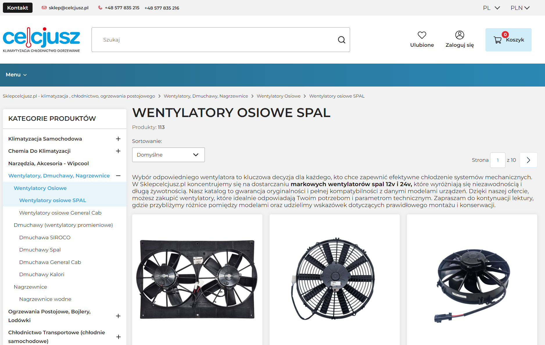 Wentylatory Spal – jak dobrać model do układu chłodzenia w maszynie, pojeździe lub urządzeniu?