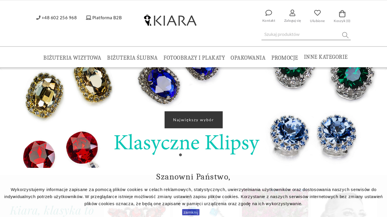 Sztuczna biżuteria - Kiara cover