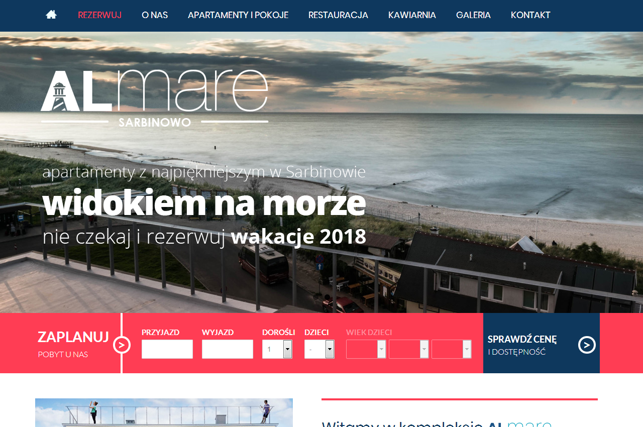 Apartamenty Sarbinowo | Pensjonat Al Mare cover