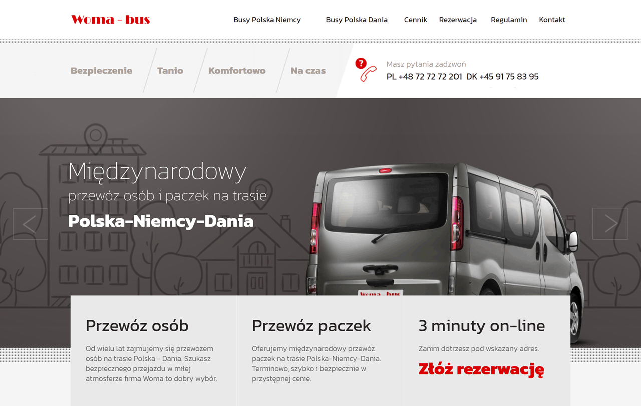 Woma-Bus - busy Polska Dania cover