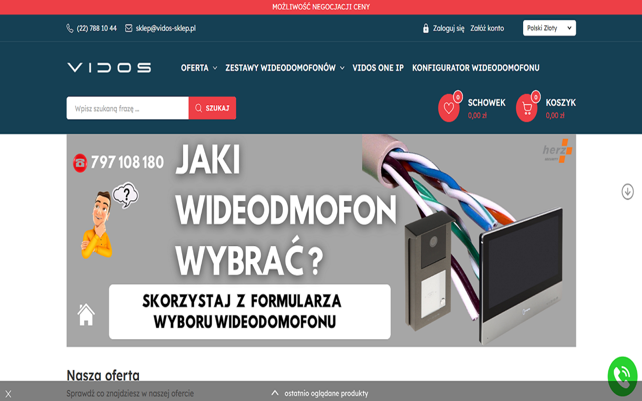 Wideodomofony Vidos-Sklep cover