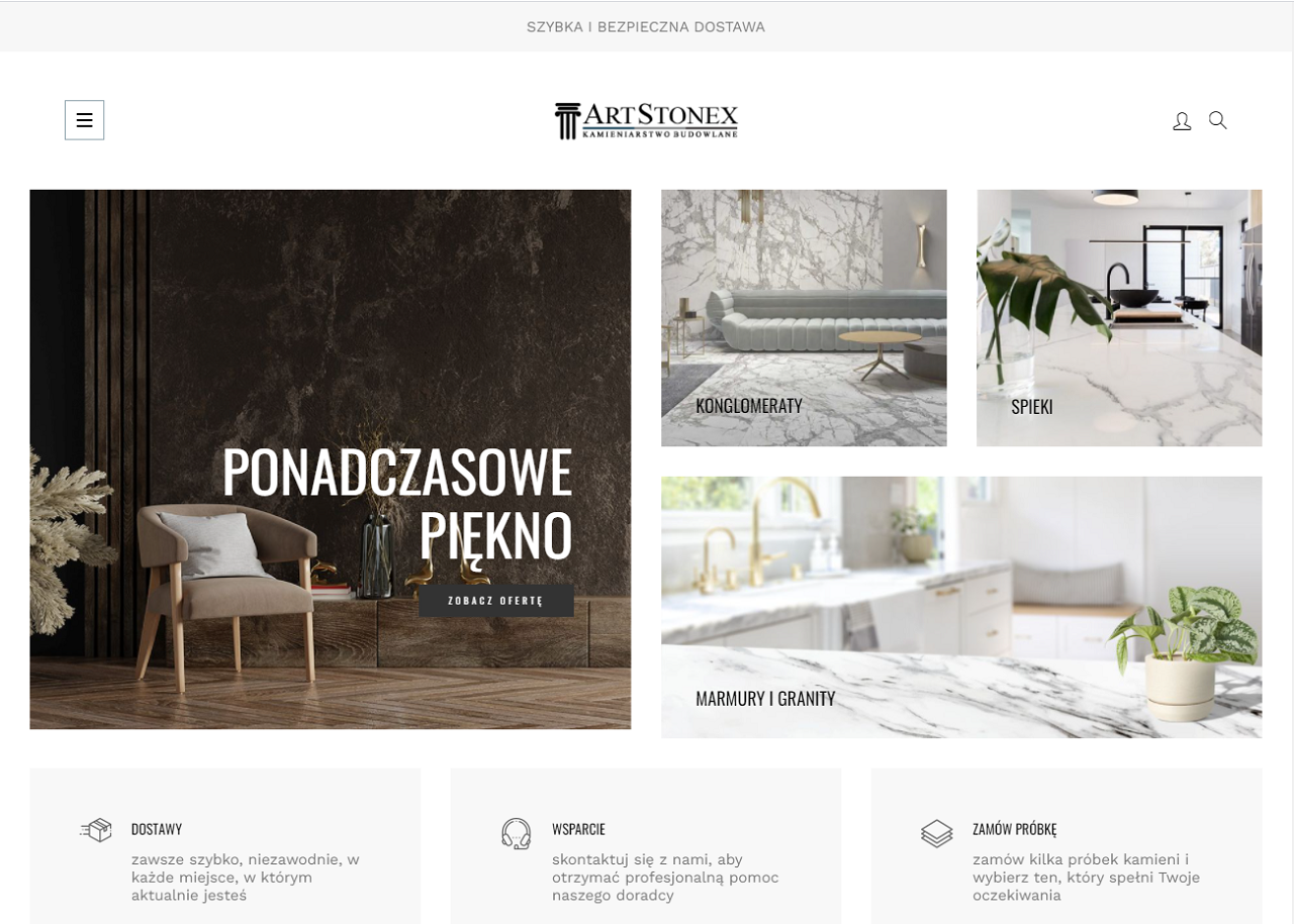 Kamień naturalny - Artstonex cover